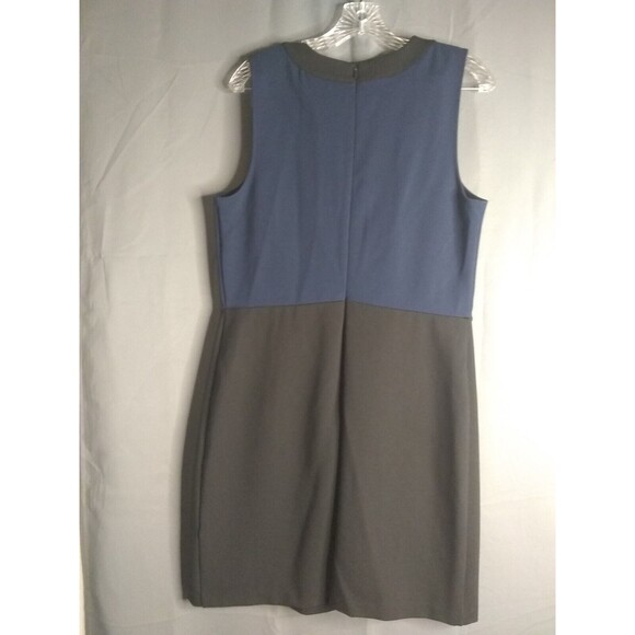 41 Hawthorn Sarya Ponte Knit Dress Navy & Black Tank Cut Out Details Size Large - Picture 10 of 10